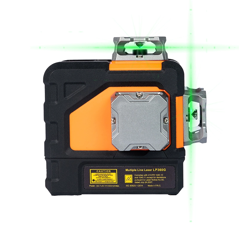 3D tingkat laser ijo sing cerah